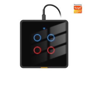 China Tuya WiFi Touch Wall Switch Type C, norme UE, RF433, 110-240V, avec minuterie et commande vocale, compatible avec Alexa et Google Home pour l'éclairage domestique intelligent supplier