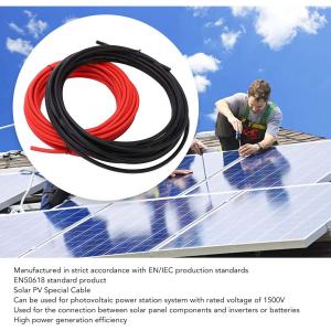 China 6mm2 Hybrid Solar PV System Cable 100m Length Temperature Rating -40C-90C supplier