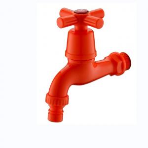 Single Hole Bathroom Faucet Spout Feature With Diverter 3/4" Plastic Colorful Water Tap