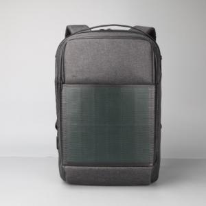 Nylon Solar Powered Backpack 15.6 Inch Laptop Backpack Rechargeable
