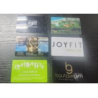 China Waterproof Custom Design CR80 85.5*54*0.76mm Vip Loyalty Card Pvc Card Gym Membership Card on sale