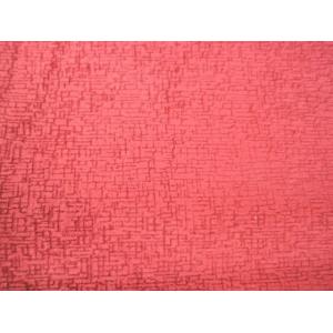 100 Polyester Pink Chenille Stripe Upholstery Fabric Shrink - Resistant