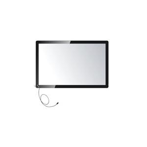 3mm Pure glass Transparent Infrared Touch Panel With Calibration , Abrasion-Resistant