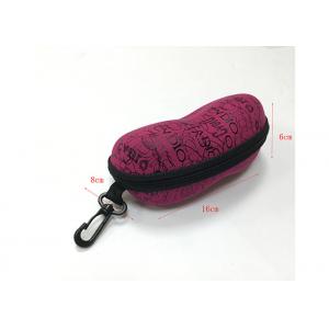 China Girl Pink Eva Zipper Case / Protective Glasses Case Waterproof PU Fabric Shockproof supplier