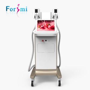 Professional 2017 newest 2 handles -15~5 Celsius heat and cooling circle 3 minutes heat fat freezing treatment reviews