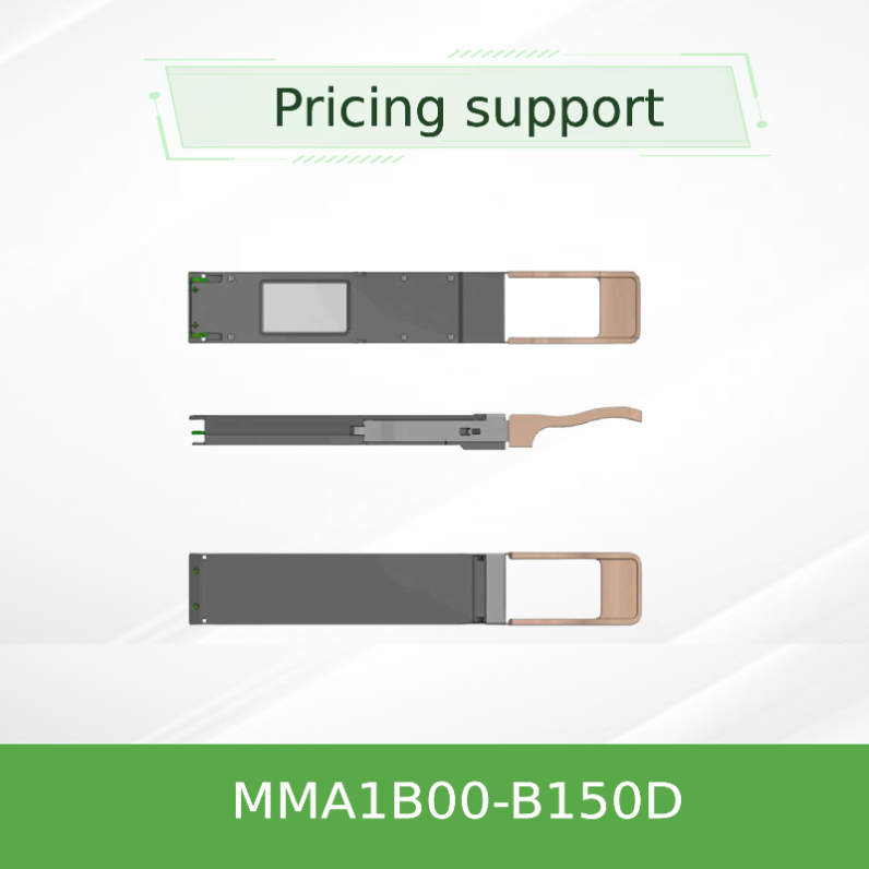China 40GbE DDMI Mellanox Optical Transceiver QSFP+ 850nm MMA1B00-B150D MPO SR4 up to 150m wholesale