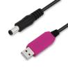 China USB to 12V Step-Up Power Cable with Transparent Shell wholesale