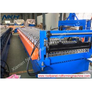 China Reliable Roof Panel Roll Forming Machine Customized With PLC Control System supplier