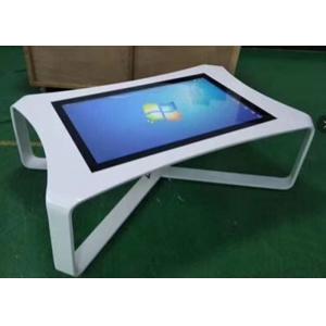43" lcd screen interective touch table lcd display kiosk with LG panel build in and PC touch screen kiosk monitor