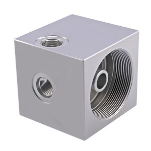 China High Precision CNC Machined Hydraulic Manifold Block with ISO 9001:2015 Certification and 100% Hydraulic Function Testing wholesale