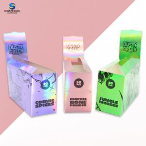 China Laser Cigar Packaging Box Cardboard For Cigar Tobacco Pre Roll Gummies supplier