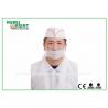Odorless Chef Paper Hat Customized Disposable Chef Hats Printing Stripe And Logo