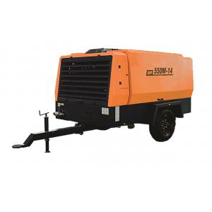 Heavy Duty Industrial Air Compressor Mid Low Type Engine 4 Wheels Or 2 Wheels