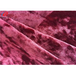 95 % Polyester 5 % Spandex Velvet Fabric For Skirt Ice Korea Velvet Fabric