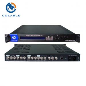 4 Channel AV To IP Encoder COL5141BP , TV Headend Digital Video Encoder