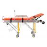 Aluminum Alloy Adjustable Wheeled Automatic Loading Stretcher With 65° Back