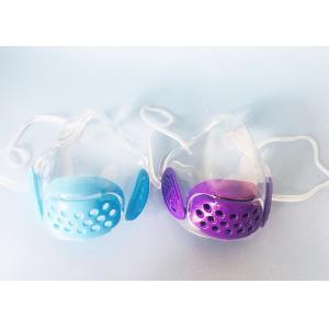 Lightweight clear Purple Protective Face Mouth Shield Mouth And Nose Plastic Shield