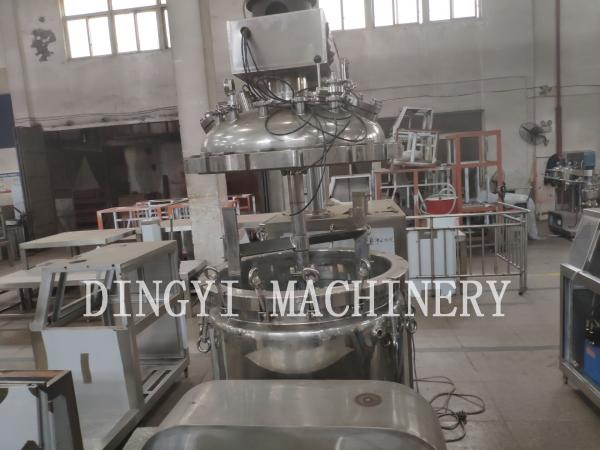 Multi Functional Vacuum Emulsifying Mixer With PLC Touch Screen Control