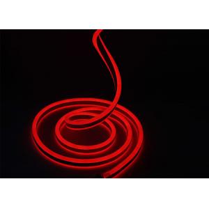 IP65 Waterproof Led Flexible Neon Lights , Red Neon Rope Light Flex Tube