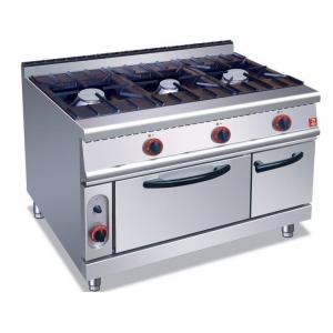 Customized 3 Burner Range Commercial Electric Range And Oven