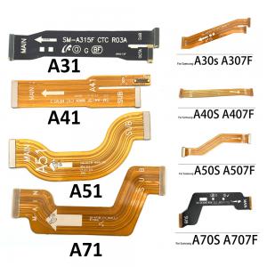 Gold / Black Motherboard Flex Cable , Ss Galaxy A31 Charging Port
