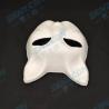 China Arte de moldeo de pulpa en forma de cara de gato blanco. Se puede pintar y es adecuado para su uso en fiestas, especialmente durante la Navidad. Es ecológico y biodegradable. wholesale