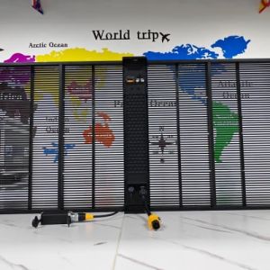 Transparent LED Display Screen Pantallas Grille Window LED Video Wall for Indoor Advertising Shop Window LED Transparent