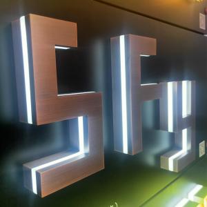 3d Acrylic And Stainless Steel Channel Letter Sign Custom Led Letter Sign Backlit Channel Letter Sign