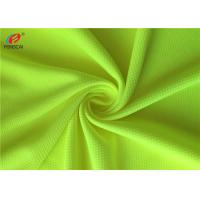 China 100% Polyester Bird Eye Mesh Fabric Fluorescent Material Fabric For Jerseys on sale