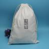 China White Plain Cotton Storage Bag For Packing Garments Custom Printed Logo wholesale
