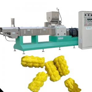 China SS304 Corn Puff Production Line Corn Puff Snack Extruder Machine 88kw supplier