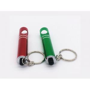 Personalized Anodized Aluminum Keychain Mini Flashlight LED Beer Bottle Opener, Laser Engrave Logo, Cheap Key Ring