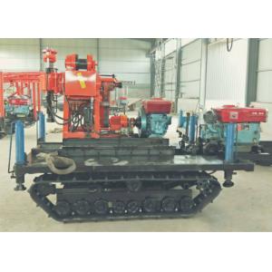 Crawler Mounted Geological Drilling Rig Machine Diesel Power Type For Stone Borehole