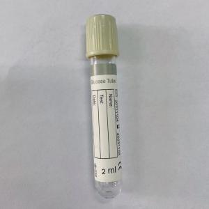 China Grey Cap Glucose Tube With Sodium Fluoride EDTA Heparin Tube 1 - 10ml supplier
