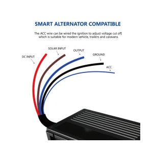 China DC DC Battery Charger 12V-12V 30A Support Bluetooth Automatic Smart Charger supplier