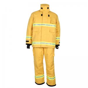 China Fire Fighting Garment ESA Protective Firefighters Uniforms Fire Repellent Clothing supplier