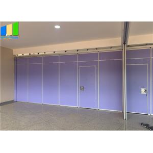 US Acoustic Operable Room Divider Movable Wooden Partition Wall For Auditoriums
