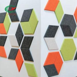 Practical Harmless Acoustic Wall Tiles , Stable Decorative Soundproof Wall Panels