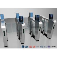 China Waist Height Turnstile Security Systems , Face Recognition Speed Fastlane Turnstile on sale
