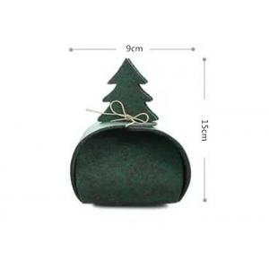 China 9*9*15 Cm Christmas Tree Boots , Anti - Seismic Eco Felt Gift Box supplier