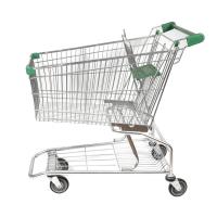 China High Sales 125L Classic Conventional American Metal Shopping Cart Wholesale Grocery Supermarket Cart on sale