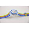 Rainbow Color Band Kids Waterproof Watch , Silicone Quartz LED Light Up Watch