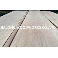 China Crown Cut Sliced American Cherry Wood Veneer Sheet For Interior ecoration on sale