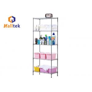China 150kgs/Layer Epoxy Powder Coated Wire Rack Shelving OEM For Supermarket supplier