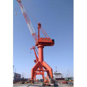 China 8.5m-30m Span Compact Frame Harbour Portal Crane For Loading supplier