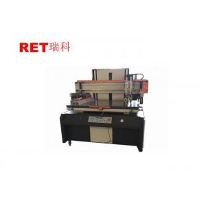 Textile / Leather Semi Automatic Silk Screen Printing Machine High Precision