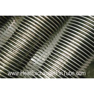 SS409/SS410 spiral finned tube , Heat Exchanger solid & serrated  fin Tubular
