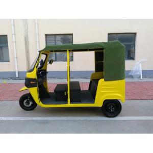 Yellow Electric Passenger Tricycle Road Legal Tuk Tuk Electric Rickshaw