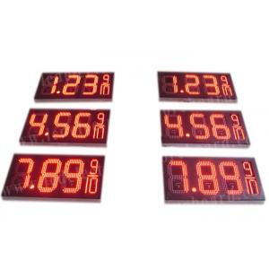 8.88 9 / 10 Led Gas Price Display , Digital Gas Station Price Signs Outdoor Type