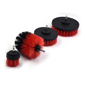 China Electric Drill Cleaning Brush / Drill Power Scrubber Nylon Filament Brush Set supplier